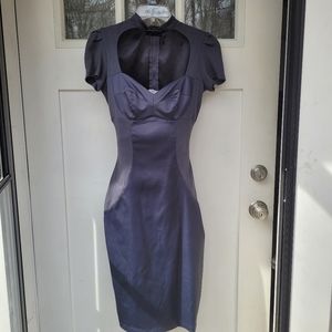 Pinup Couture Janelle Dress gray granite